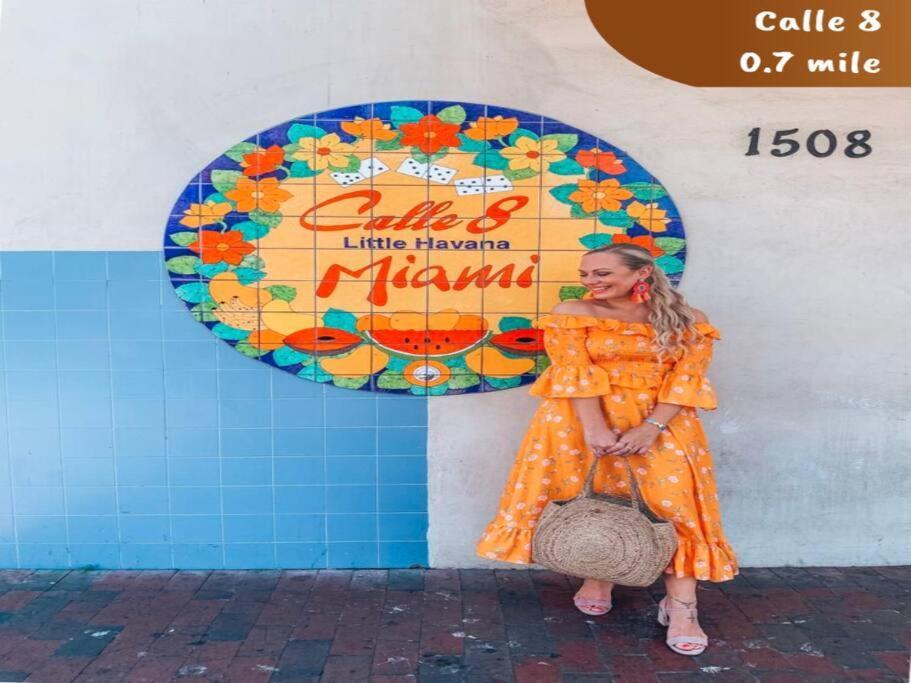 New! Havana Nights Villa ! Walk To Calle Ocho! Miami Bagian luar foto